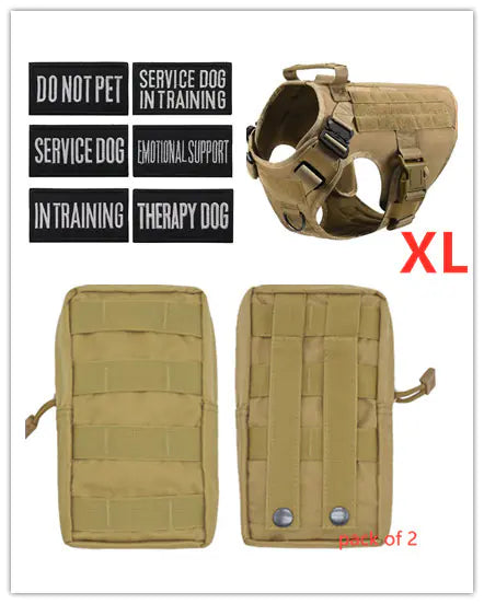 Adjustable Tactical Dog Harness for German Shepherds