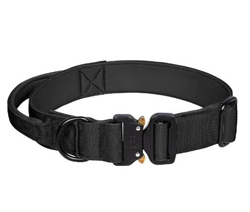 Tactical Dog Collar with Control Handle (One Piece)