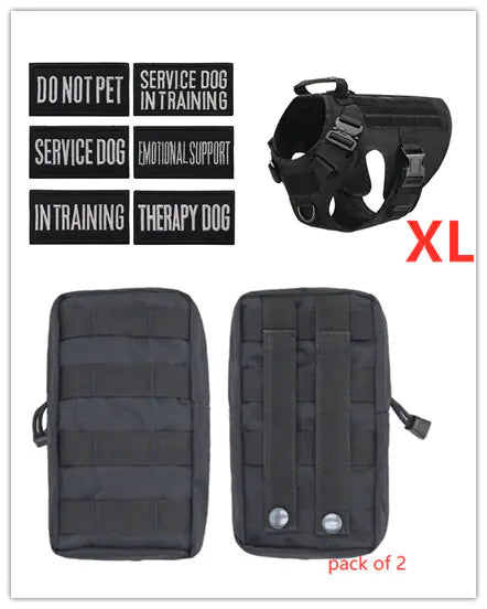 Adjustable Tactical Dog Harness for German Shepherds