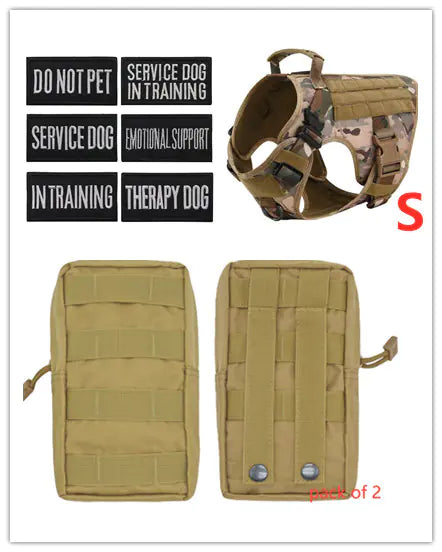 Adjustable Tactical Dog Harness for German Shepherds