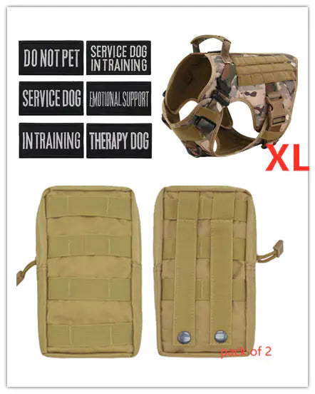Adjustable Tactical Dog Harness for German Shepherds
