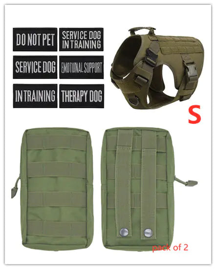 Adjustable Tactical Dog Harness for German Shepherds