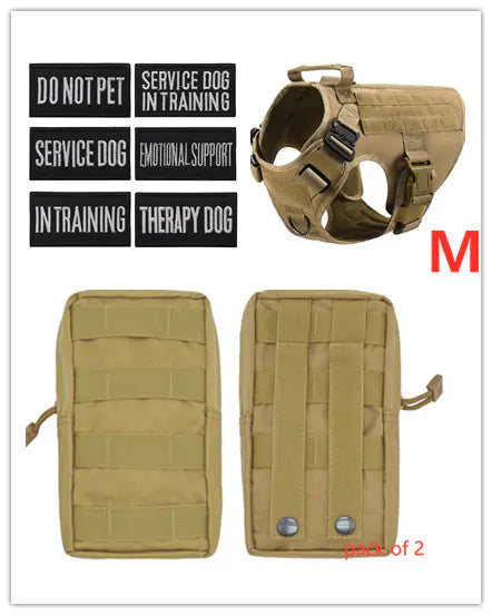 Adjustable Tactical Dog Harness for German Shepherds
