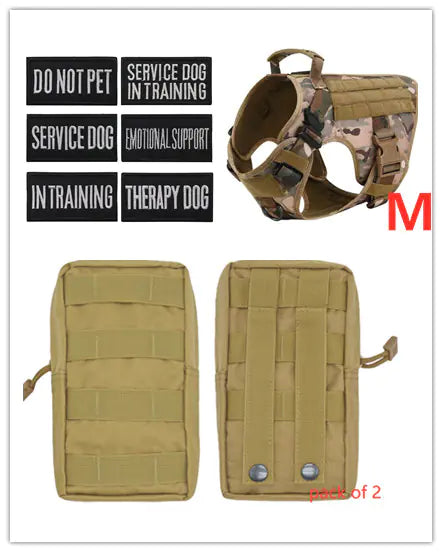 Adjustable Tactical Dog Harness for German Shepherds