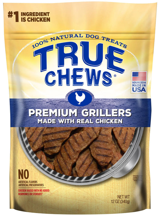 Blue Buffalo True Chews Grillers Natural Dog Treats Chicken 12 oz bag