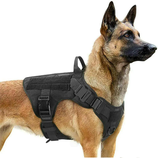 Adjustable Tactical Dog Harness for German Shepherds