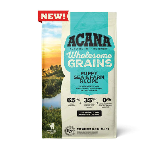 ACANA™ Wholesome Grains Dry Dog Food Puppy Sea & Farm Recipe 22.5lb